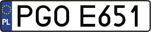 PGOE651