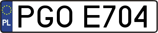 PGOE704