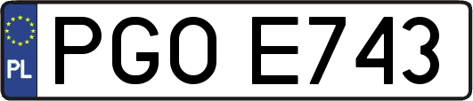 PGOE743