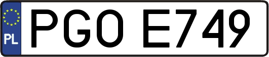PGOE749