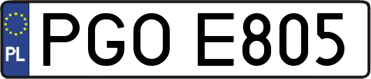 PGOE805