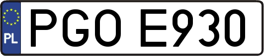 PGOE930