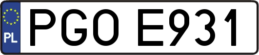 PGOE931