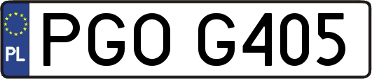 PGOG405