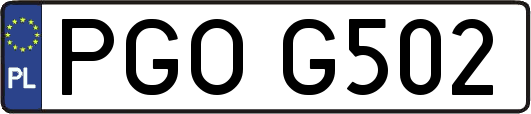 PGOG502