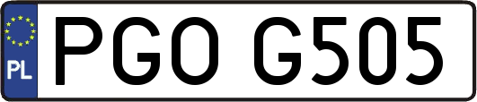 PGOG505