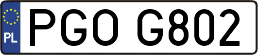 PGOG802