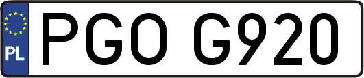 PGOG920