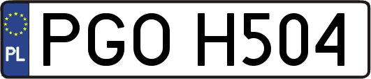 PGOH504