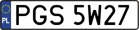 PGS5W27