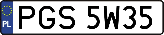 PGS5W35