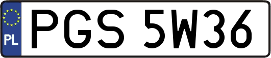 PGS5W36