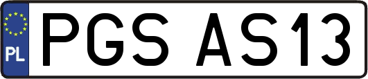 PGSAS13