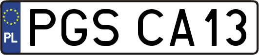 PGSCA13
