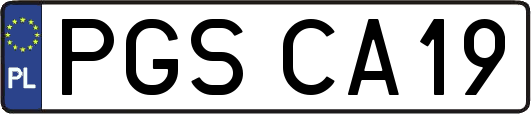 PGSCA19