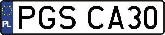 PGSCA30