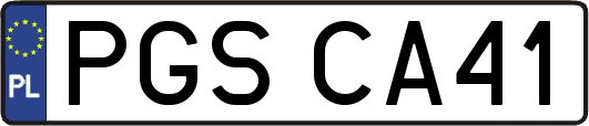 PGSCA41