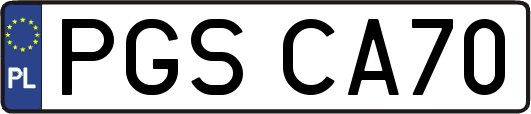 PGSCA70