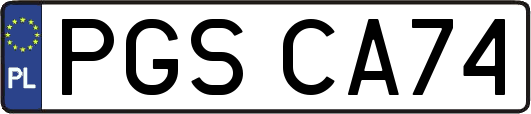 PGSCA74