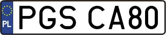 PGSCA80