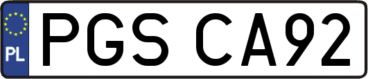 PGSCA92