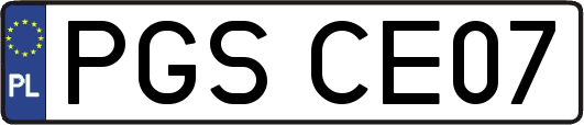 PGSCE07