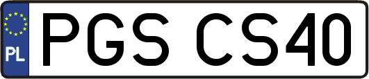 PGSCS40
