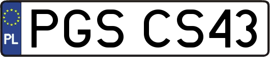 PGSCS43