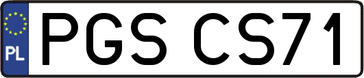 PGSCS71