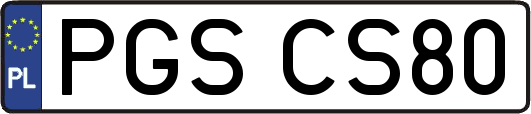 PGSCS80
