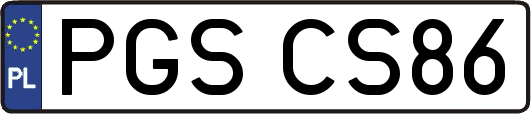 PGSCS86