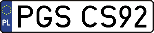 PGSCS92