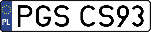 PGSCS93