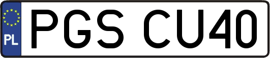 PGSCU40