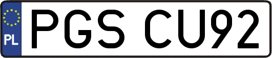PGSCU92