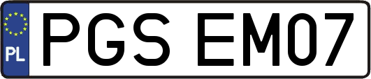 PGSEM07