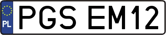 PGSEM12