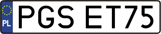 PGSET75