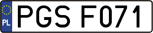 PGSF071