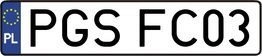 PGSFC03