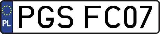 PGSFC07