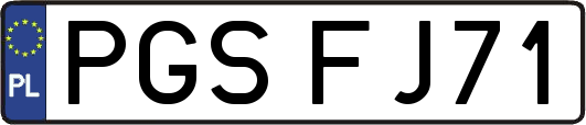 PGSFJ71