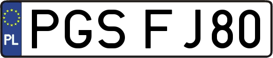 PGSFJ80