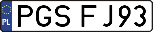 PGSFJ93