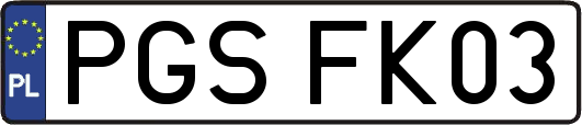 PGSFK03
