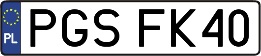 PGSFK40