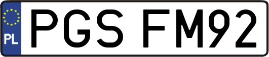 PGSFM92
