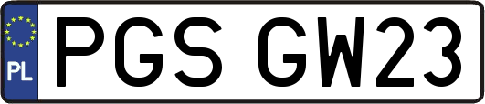 PGSGW23