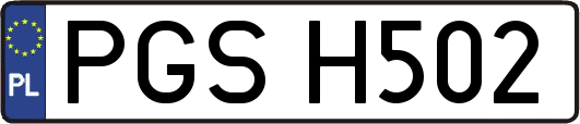 PGSH502