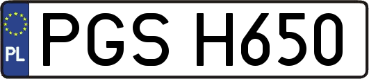PGSH650